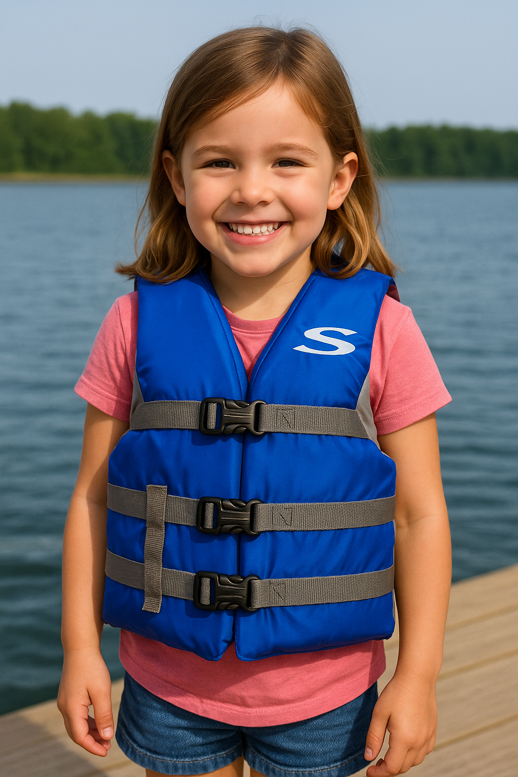 Child wearing Type III Flotation Aid